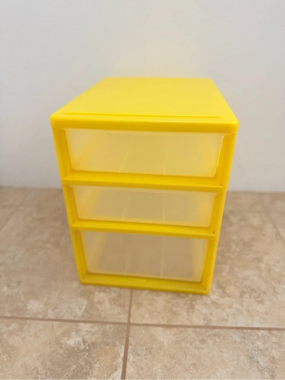 Large Sanrio Pompompurin Plastic Chest box  organizer drawers 2000 Vintage